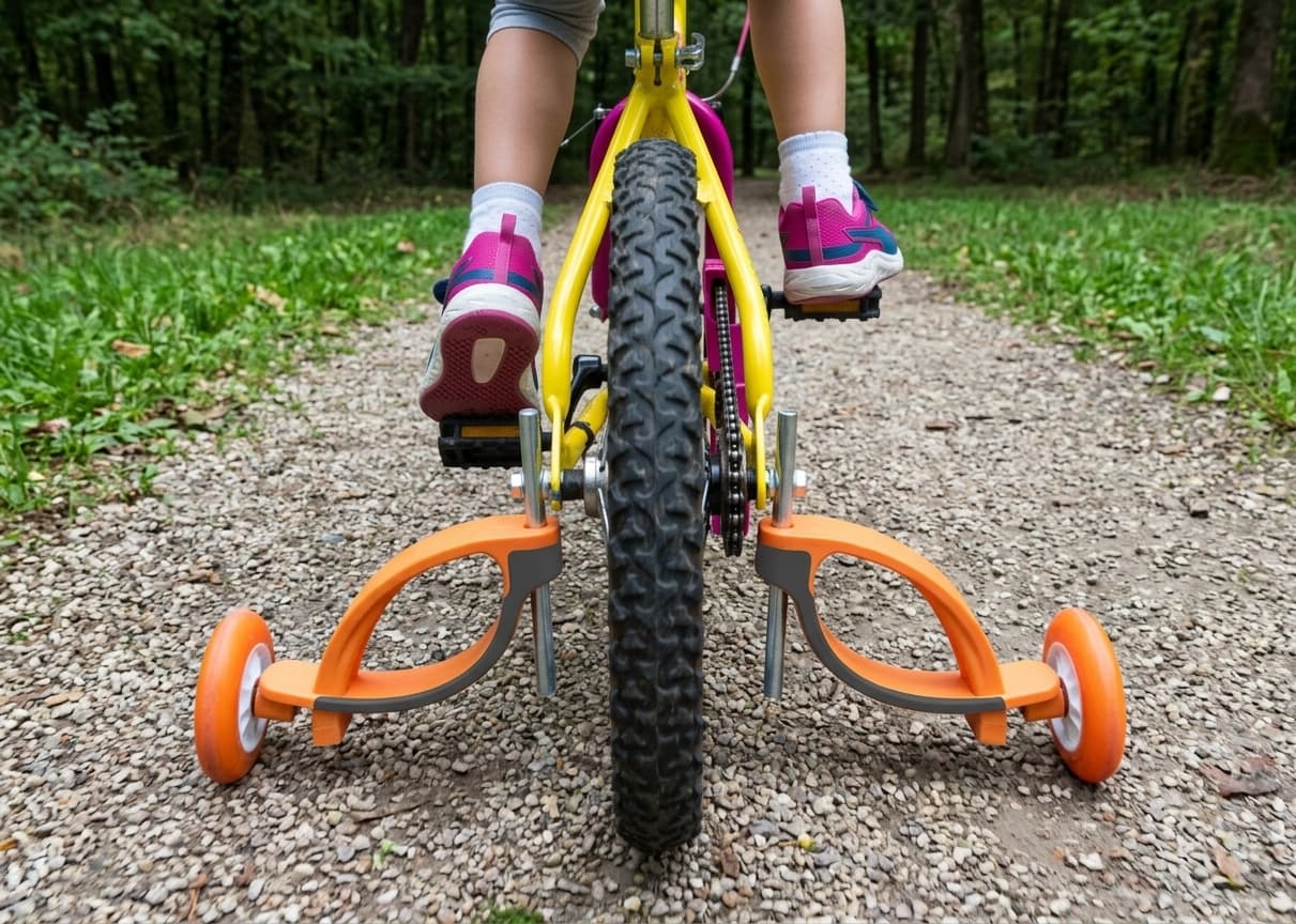 Vue arrière du stabilisateur Baswil — système de lames flexibles visible
